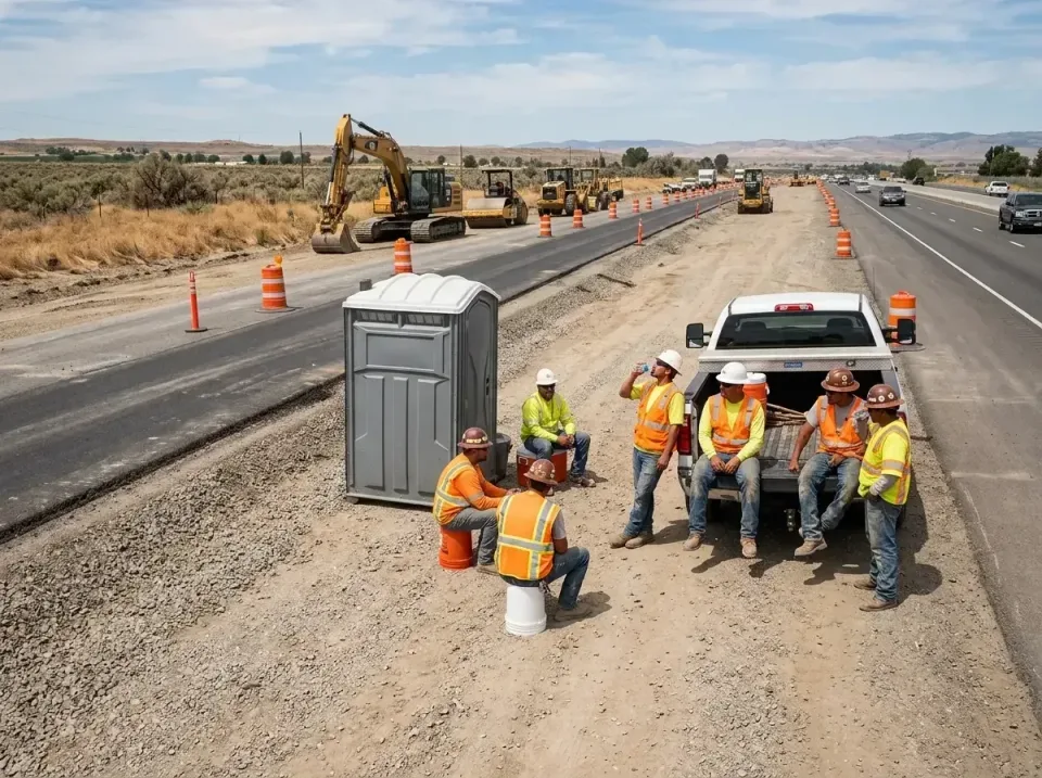 highway-road-construction-crew-007 — frequently asked questions, Porta Potty and Restroom Rentals in South Gate, CA